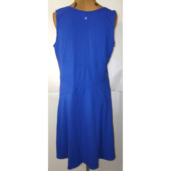 New Womens NWT PrAna S Amelie Dress Cobalt Blue Tank Sleeveless Recycled Nice - Picture 3 of 6